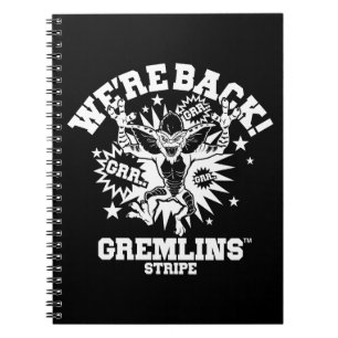 Cuaderno Gremlins Stripe Estamos de vuelta
