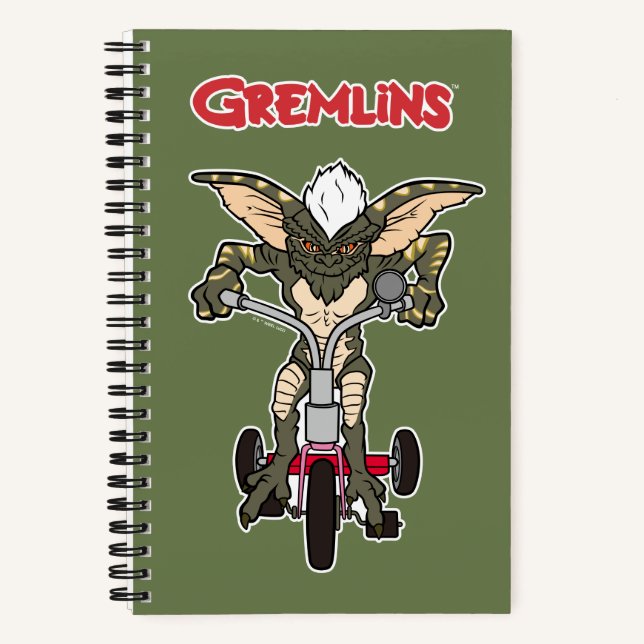 Cuaderno Gremlins | Stripe Riding Tricycle (Anverso)