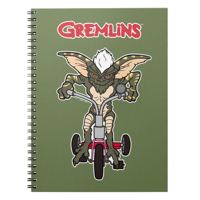 Cuaderno Gremlins | Triciclo de franjas (Frente)