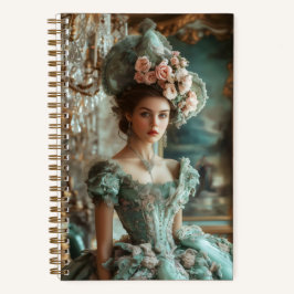 Cuaderno Greta en bloc de notas de espiral verde