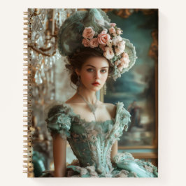 Cuaderno Greta en bloc de notas de espiral verde