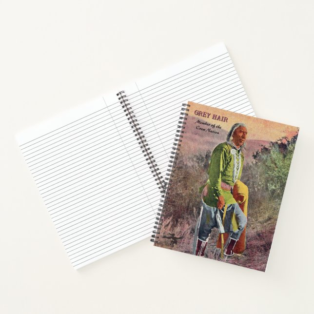 Cuaderno Grey Hair Native American Notebook (Interior)