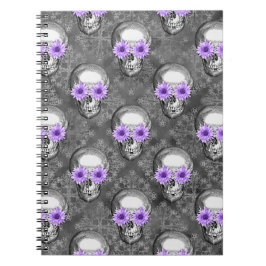 Cuaderno Grey Skull Note book