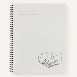 Cuaderno Greyhound- Naturalist Menagerie Archive