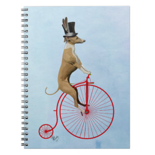 Cuaderno Greyhound sobre Penny Farthing