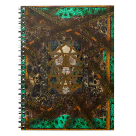 Cuaderno Grilletes de necromancia y maldiciones en el suelo