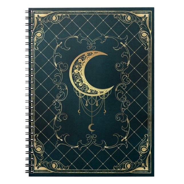 Cuaderno Grimoire de luna mágica (Frente)