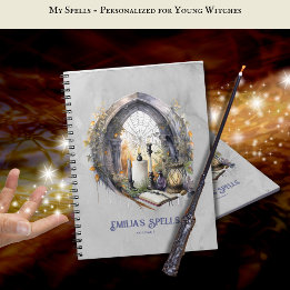 Cuaderno Grimoire, libro de hechizos de adolescencia person