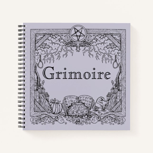 Cuaderno Grimoire Magick Witchy (Anverso)