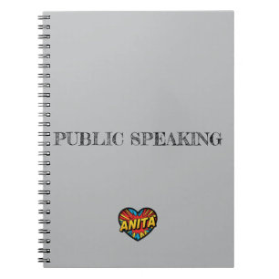 Cuaderno Gris Anita Heart