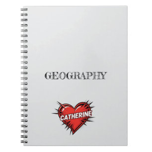 Cuaderno Gris Catherine Heart