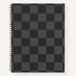 Cuaderno Gris Checkerboard