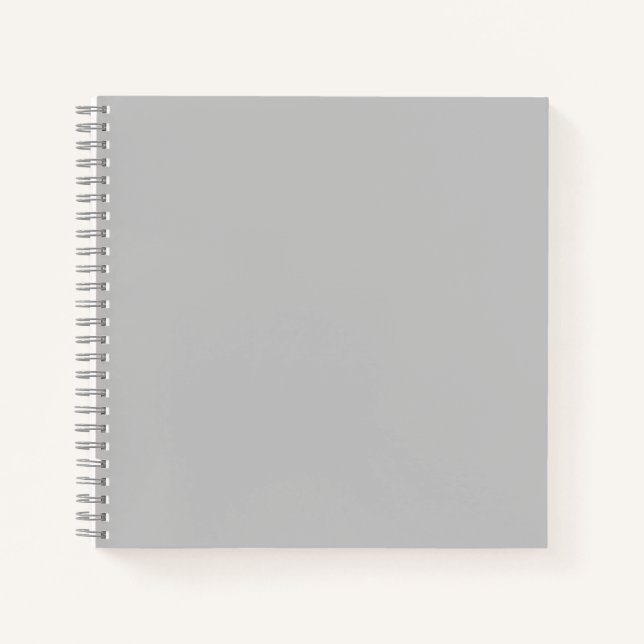 Cuaderno Gris claro #C1C1C1 Portátil Espiral (Anverso)