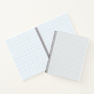 Cuaderno Gris Claro Floral Geométrico   Patrón Moderno de V
