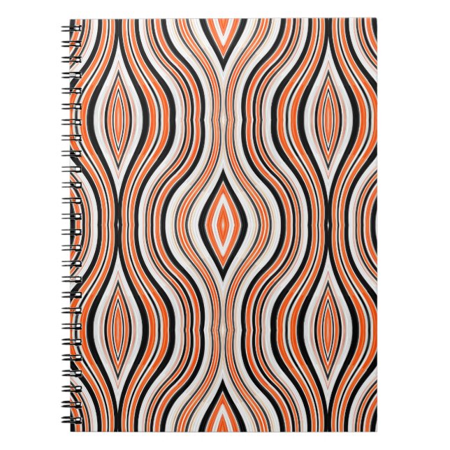 Cuaderno gris claro, negro y antiguo inmaculado  (Frente)