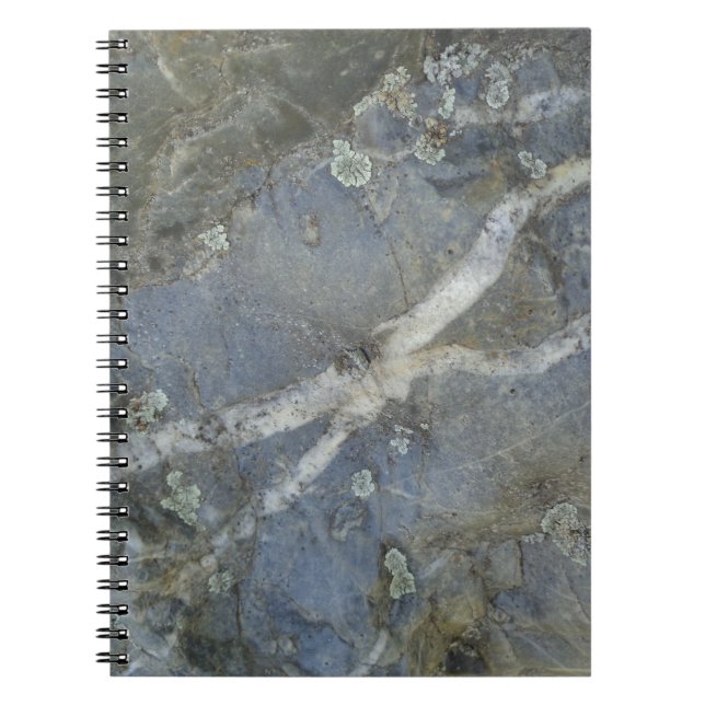 Cuaderno Gris de Piedra de Mármol (Frente)