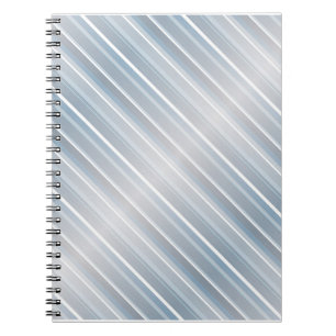 Cuaderno Gris de rayas estilizadas