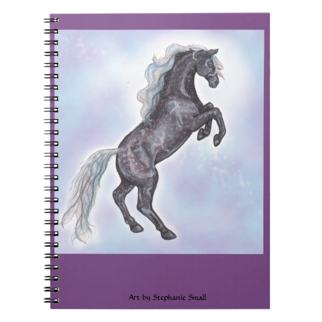 Cuaderno gris del caballo que se alza (Frente)