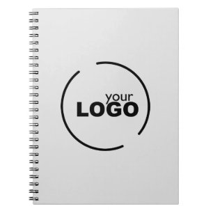 Cuaderno Gris del logotipo profesional de negocios moderno