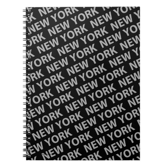 Cuaderno Gris del patrón de Nueva York (Frente)