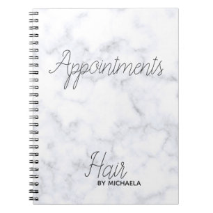 Cuaderno gris gris del mármol del libro de cita del