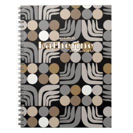 Cuaderno Gris negro bohemio