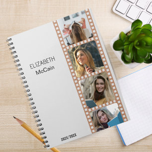 Cuaderno Gris Photo Booth - Modern Personalizado
