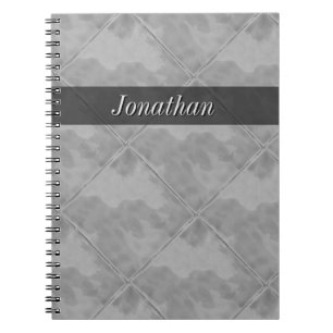 Cuaderno Gris superficial de cerámica de la teja llana