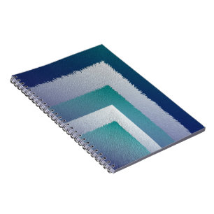 Cuaderno gris verde azulado azul ex pastel