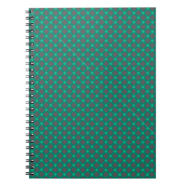 Cuaderno Gris verde, dorado (Frente)