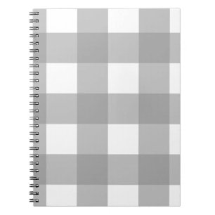 Cuaderno gris y blanco del control del búfalo