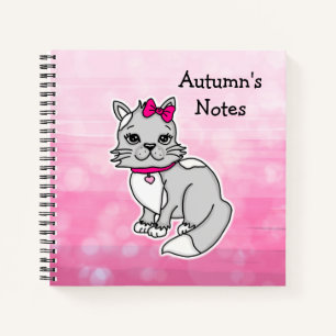 Cuaderno Gris y blanco visto personalizado