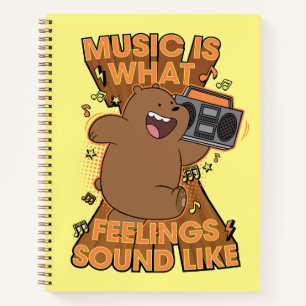Cuaderno Grizz - La música es como se siente