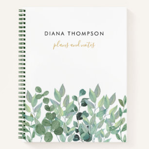 Cuaderno Groensidad de color de agua Eucalyptus Brands Nomb