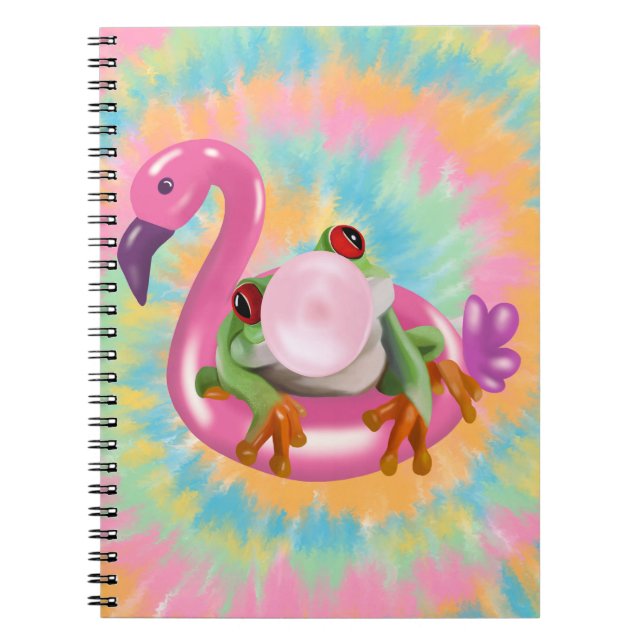 Cuaderno Groovy Bubblegum Tejido De Rana (Frente)