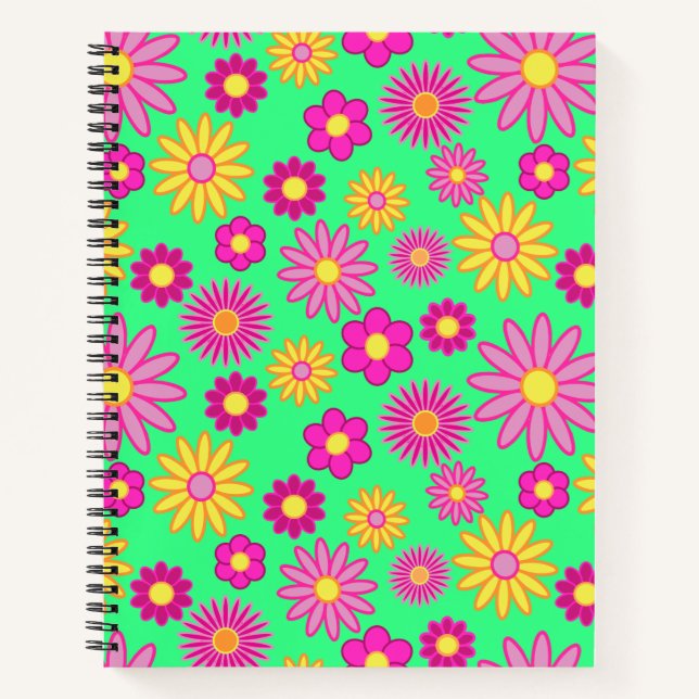 Cuaderno Groovy Daisies (Anverso)