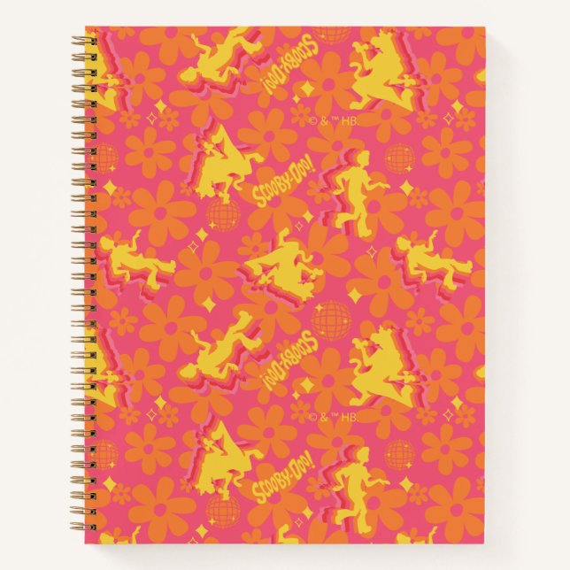 Cuaderno Groovy Disco Scooby-Doo Pattern (Anverso)