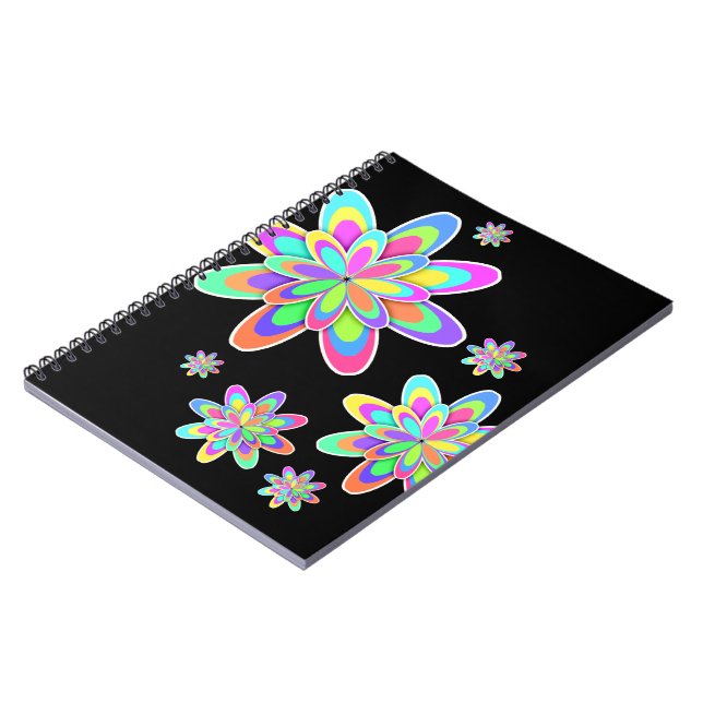 Cuaderno Groovy Flowers (Lado Izquierdo)