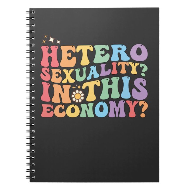 Cuaderno Groovy Hetero Heterosexualidad En Esta Economía LG (Frente)