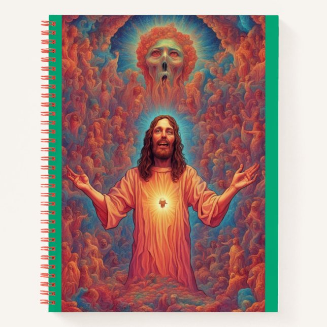 Cuaderno Groovy Jesus bloc de notas (Anverso)