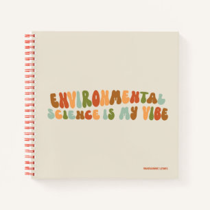 Cuaderno Groovy, La Ciencia Retro Ambiental Es Mi Vibe