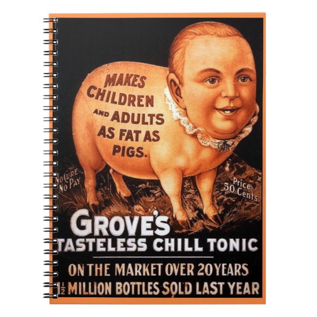 Cuaderno Grove Tonic engendra a los niños y adultos grasa c (Frente)