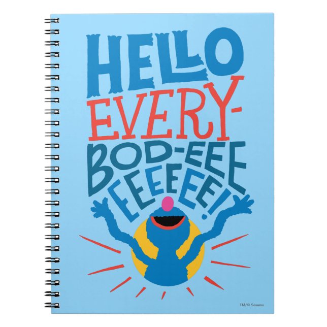 Cuaderno Grover Hello (Frente)