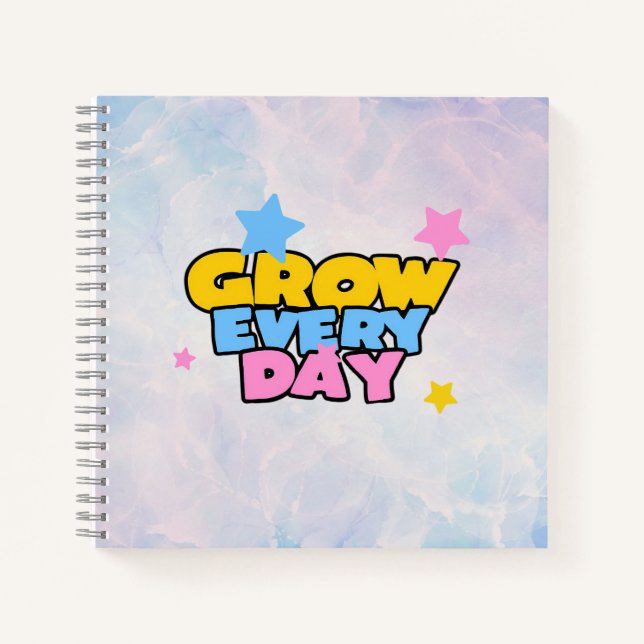 Cuaderno Grow Every Day Star  (Anverso)