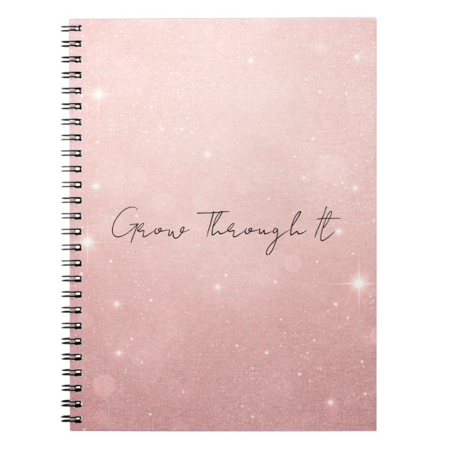 Cuaderno Grow Through It A Journal for Strength, Healing  (Frente)