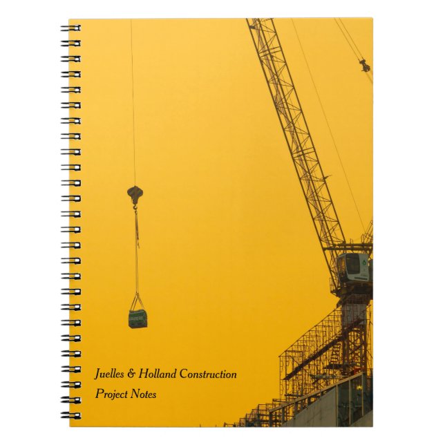 Cuaderno Grulla del Atardecer Minimal (Frente)