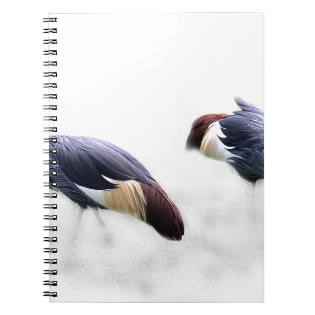 Cuaderno grulla gris (Frente)