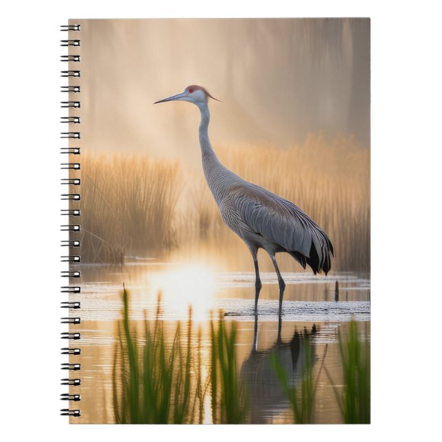 Cuaderno Grulla Sarracena en Humedales (Frente)