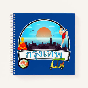 Cuaderno Grung Tep - Bangkok Tailandia Travel Thai