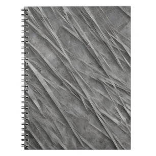 Cuaderno Grunge abstracto de textura metalizado
